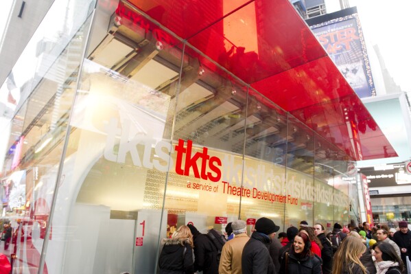 Iconic TKTS booth in Times Square celebrates 50 years of Broadway